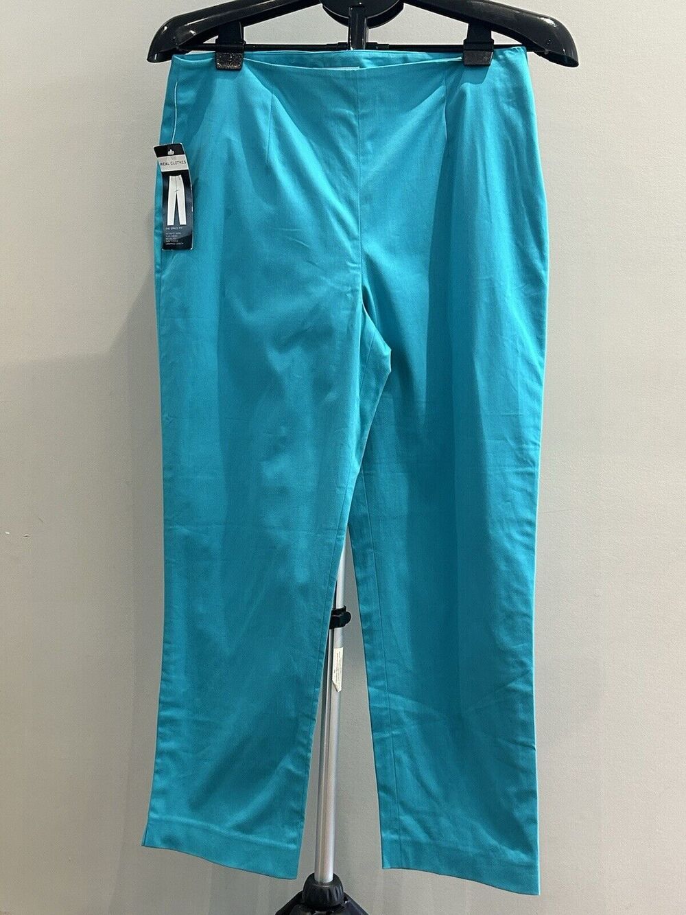 NWT Real Clothes Women's size 8 Grace Teal Pants